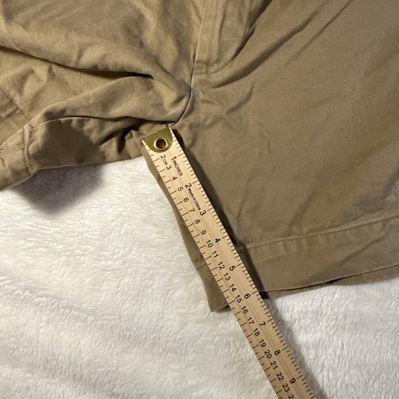 Polo Ralph Lauren Chino Shorts Mens 40 Brown Tan 6" Inseam Classic Fit Preppy - Picture 5 of 8